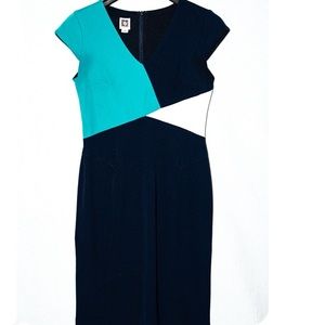 Color block dress, size 4